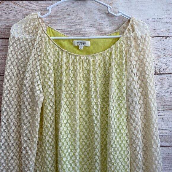 UMGEE LACE OVERLAY MINIDRESS IN CREAM - Picture 3 of 7